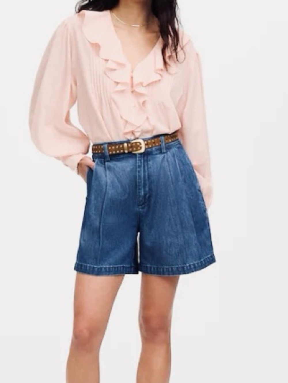 NWT Madewell The Harlow Superwide Jean Short size 29